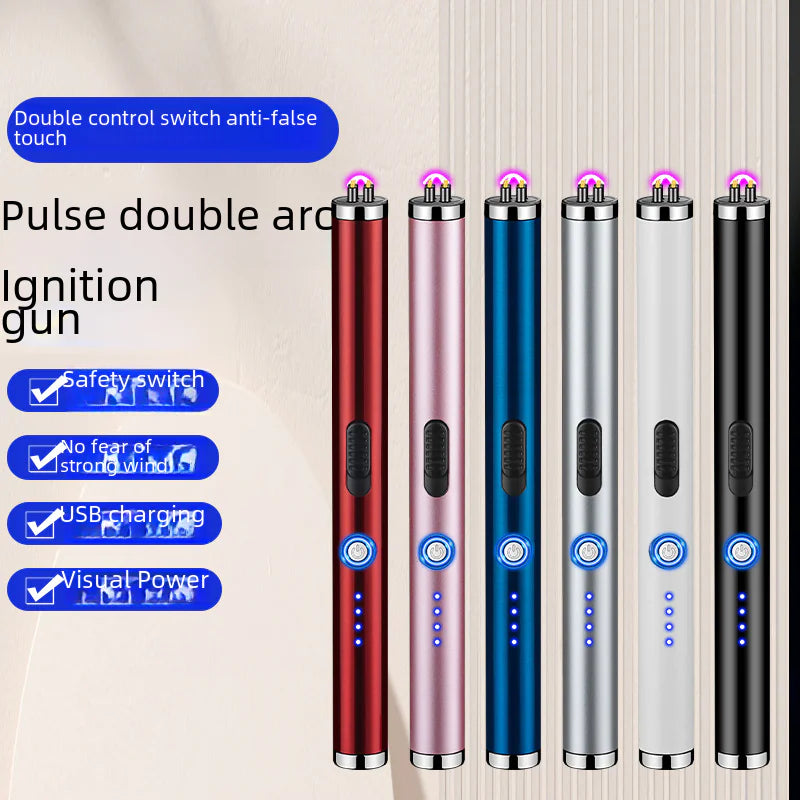 JL890 Dual Arc Windproof Lighter for Kitchen Use