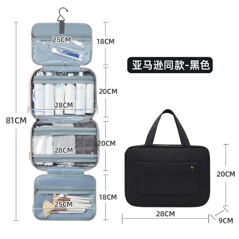 Large Waterproof Travel Toiletry Bag