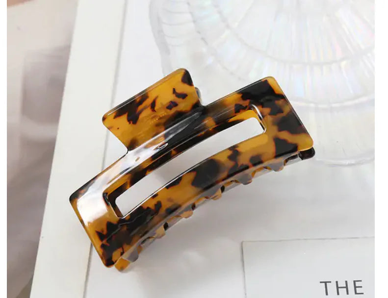 Korean Retro Tortoiseshell Hair Clip for Ladies (Single)