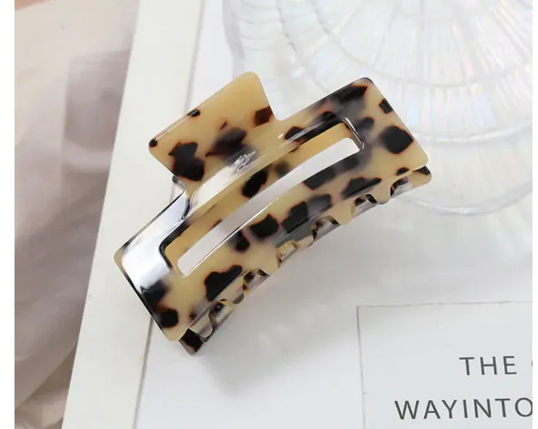 Korean Retro Tortoiseshell Hair Clip for Ladies (Single)