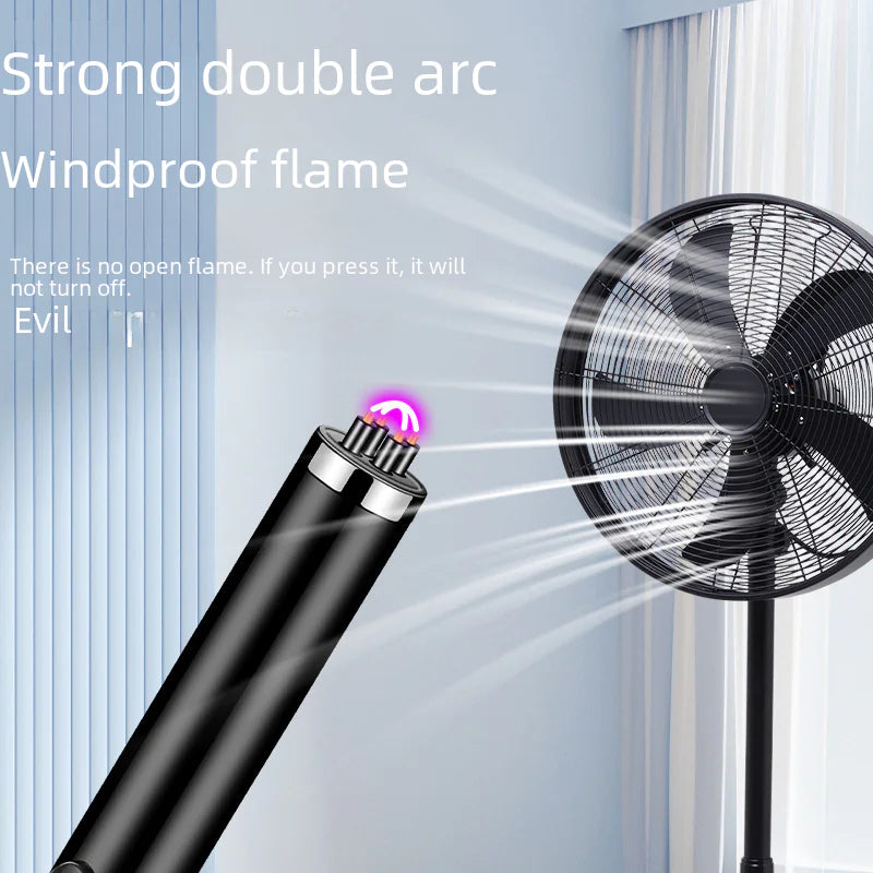 JL890 Dual Arc Windproof Lighter for Kitchen Use