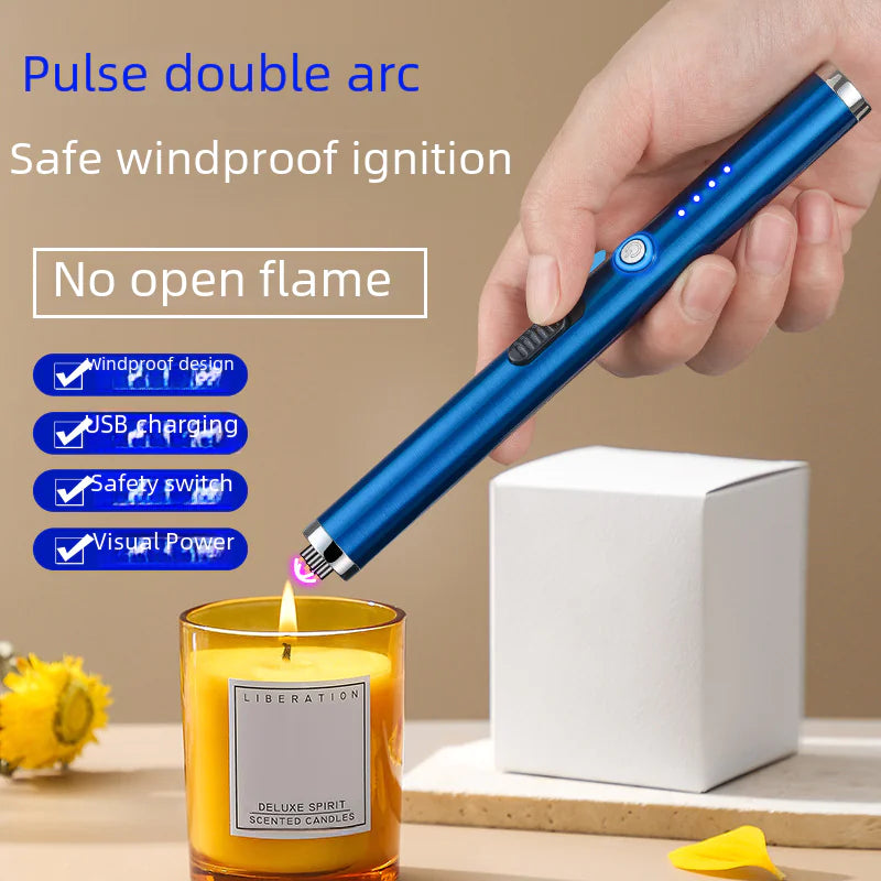 JL890 Dual Arc Windproof Lighter for Kitchen Use