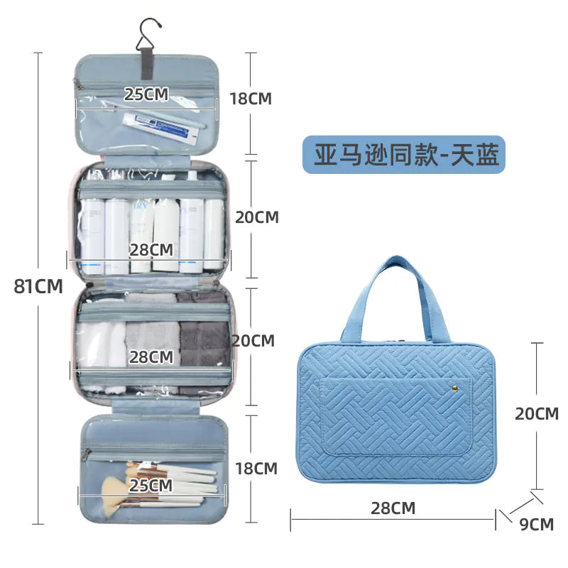 Large Waterproof Travel Toiletry Bag
