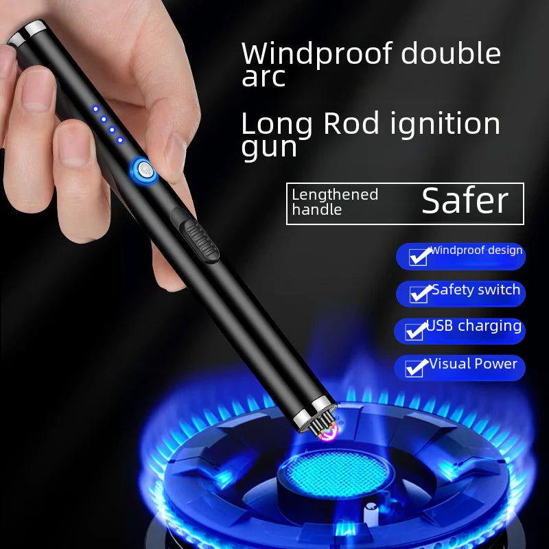 JL890 Dual Arc Windproof Lighter for Kitchen Use